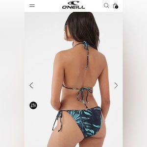 O’NEILL bikini bottom- FAYE MARACAS TIE SIDE BOTTOMS - M/ NIGHT SKY